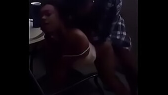 Young Ebony Teen Gets Rough Fucked And Enjoys The Experience