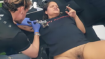 German Tattooist Gives Blowjob In Exchange For Tattooing