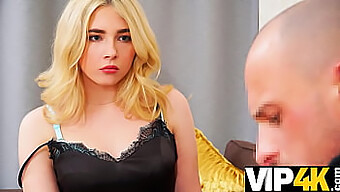 18+ Blowjob Remaja: Pussy Cukur Bimbo Blonde Terjebak Dalam Hubungan Yang Membuat Wang