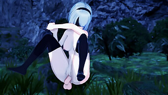 Hentai (18+) 18+ Nier 2b Krijgt Een Creampie Van Yorha 2b In Het Bos