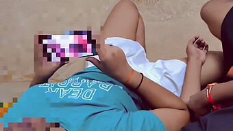 18+ Indian Teen Suman Enjoys A Blowjob And Masturbates In Public