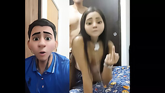 18+ في سن المراهقة يحصل سخيف الخام والبري من عاهرة شخصية رئيسها.