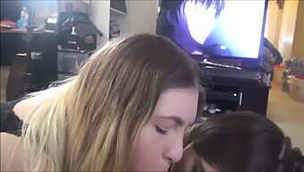 Bisexual Babe Jessica And Her Friend Hannah Use Their Mouths To Bring Me To Orgasm